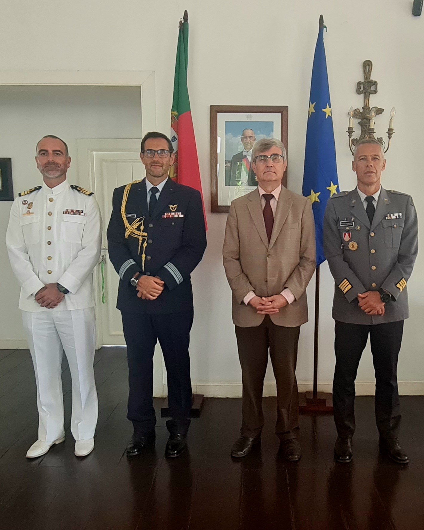 Apresentação de cumprimentos protocolares do novo Diretor Técnico do Projeto 2 – Guarda Costeira de São Tomé e Príncipe