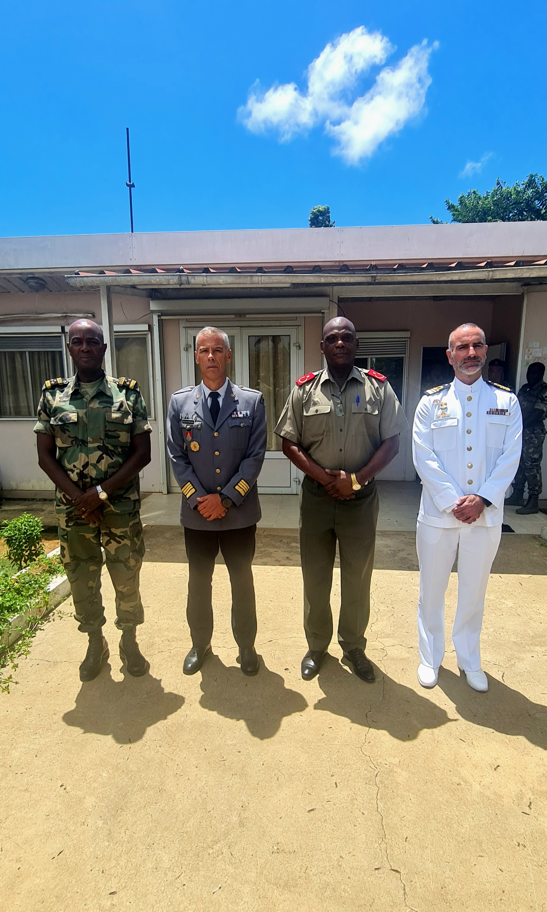 Apresentação de cumprimentos protocolares do novo Diretor Técnico do Projeto 2 – Guarda Costeira de São Tomé e Príncipe