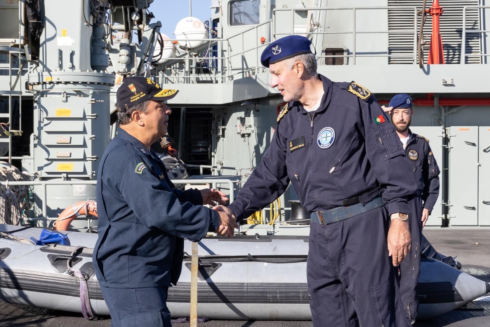 Marinha recebe a visita do Comandante das Operações Navais da Marinha do Brasil
