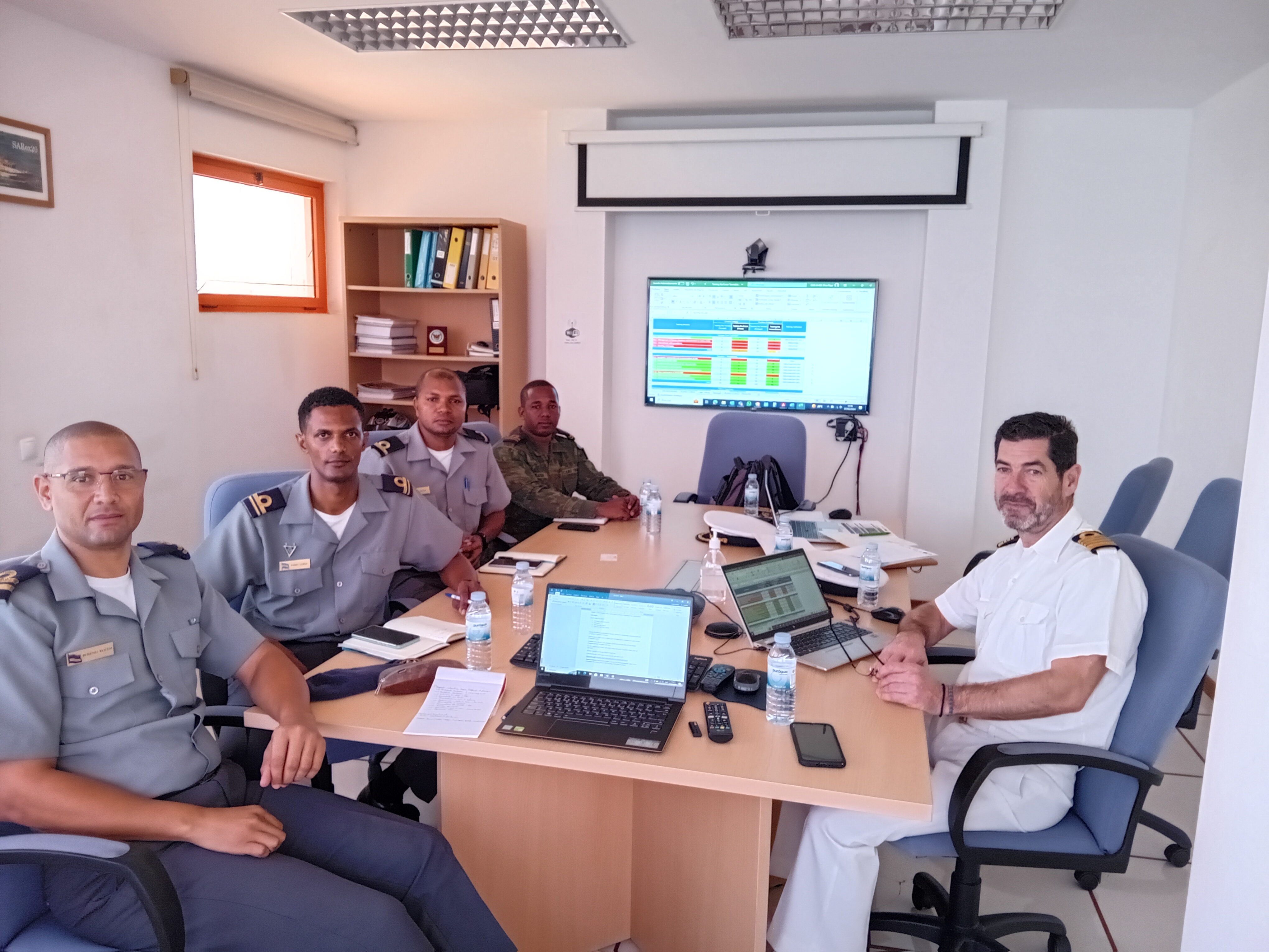 SWAIMS – Visita técnica da Unidade de Implementação do Camões I.P. à Guarda Costeira de Cabo Verde