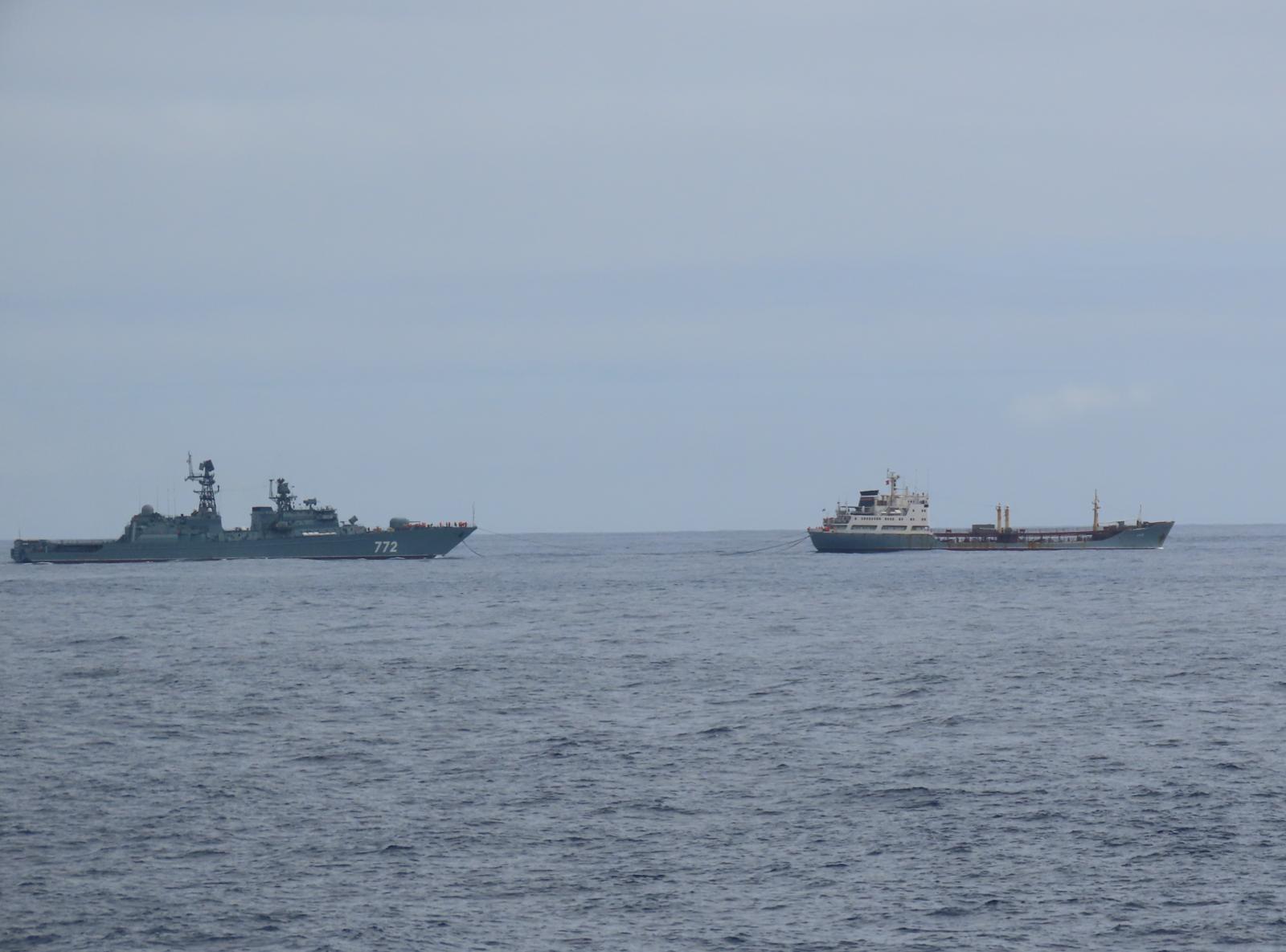 Marinha acompanha navios russos nos Açores e a Sul de Portugal