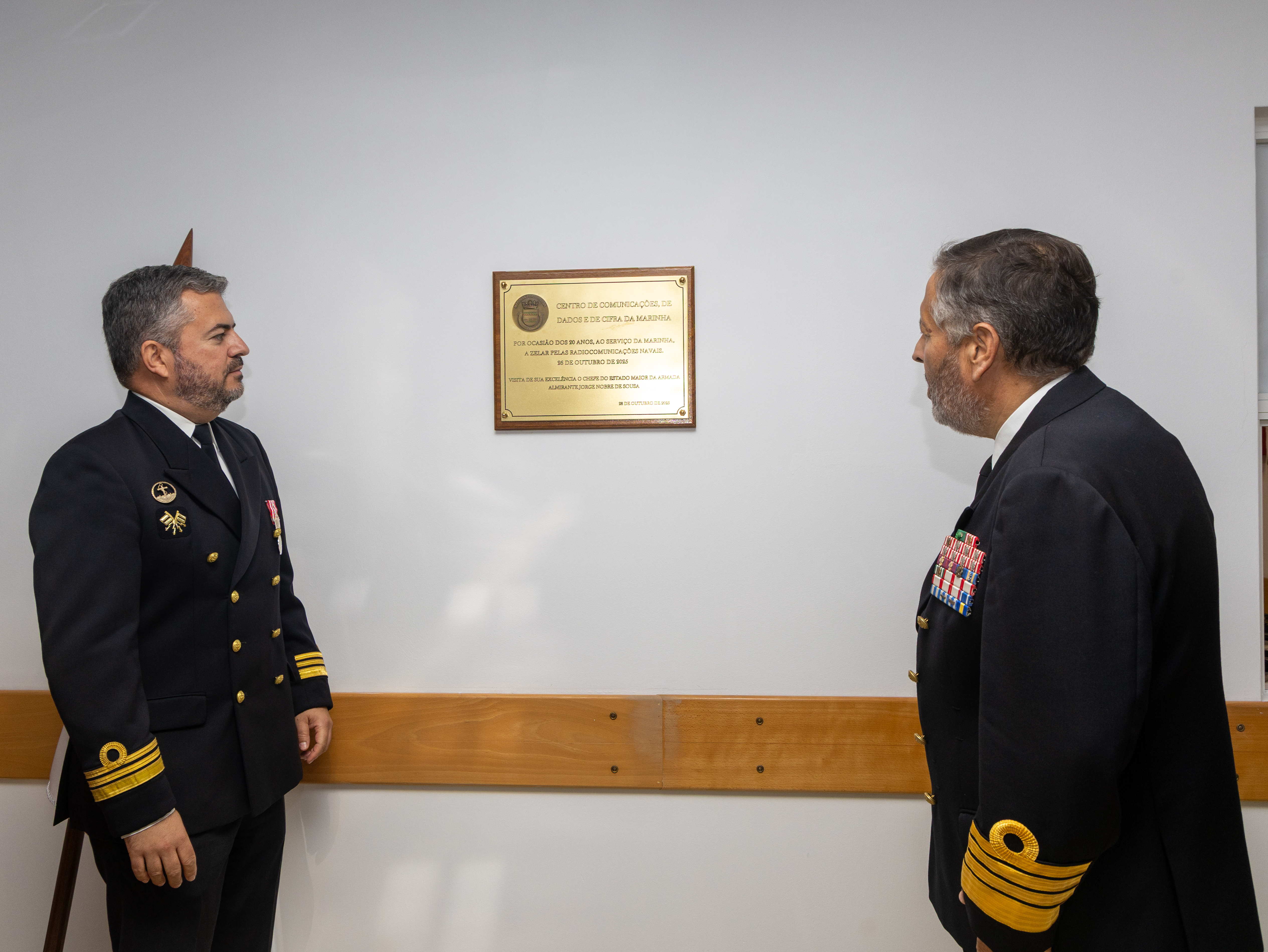 Centro de Comunicações, de Dados e de Cifra da Marinha assinala 20.º aniversário