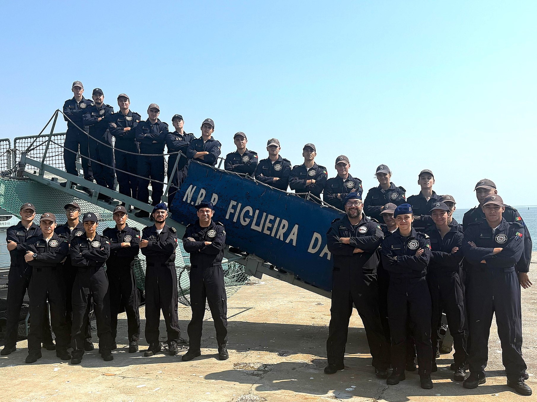 Cadetes da Escola Naval realizam viagem de instrução a bordo do NRP Figueira da Foz