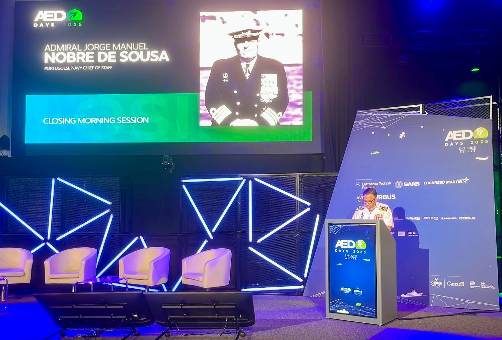 Chefe do Estado-Maior da Armada participa na 12ª edição do AEDDays