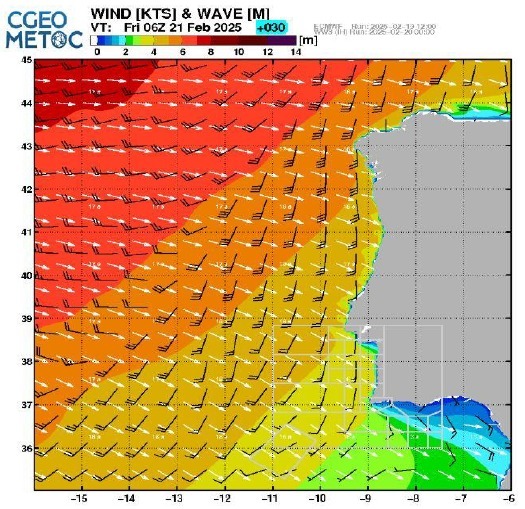 previsão do estado do mar