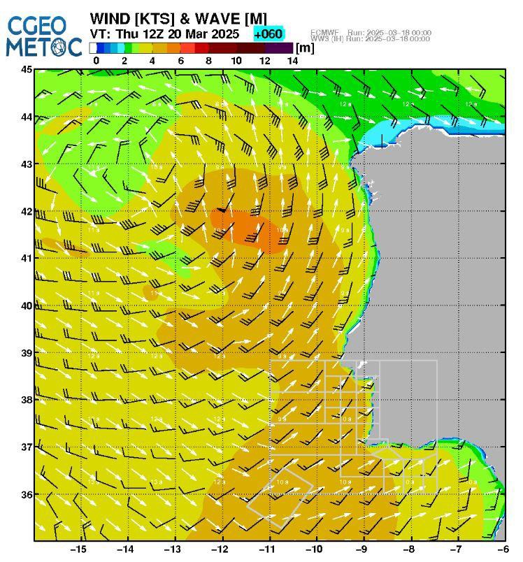 Marinha e AMN alertam para mau tempo a norte de Portugal Continental