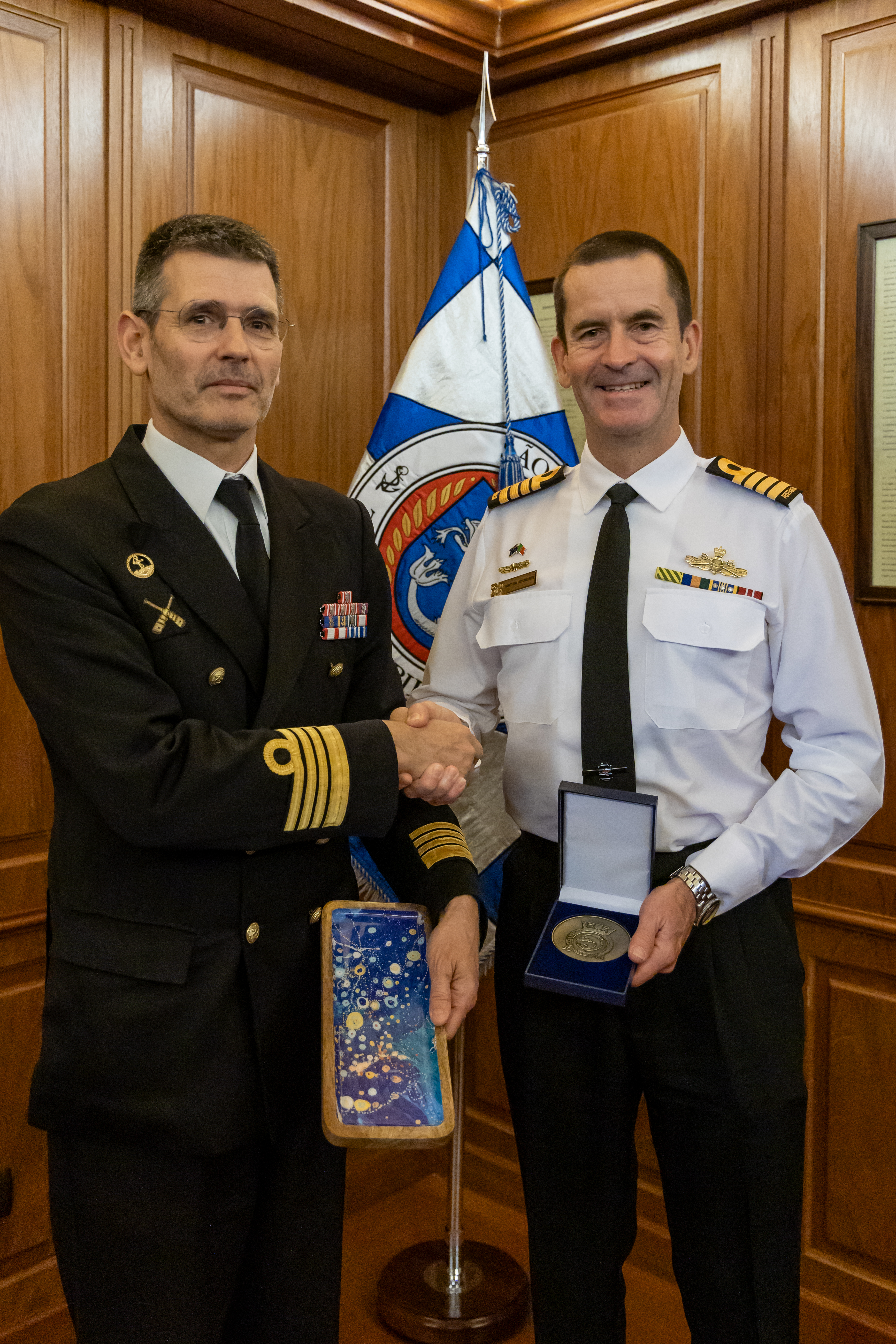 Marinha recebe Adido de Defesa da Austrália