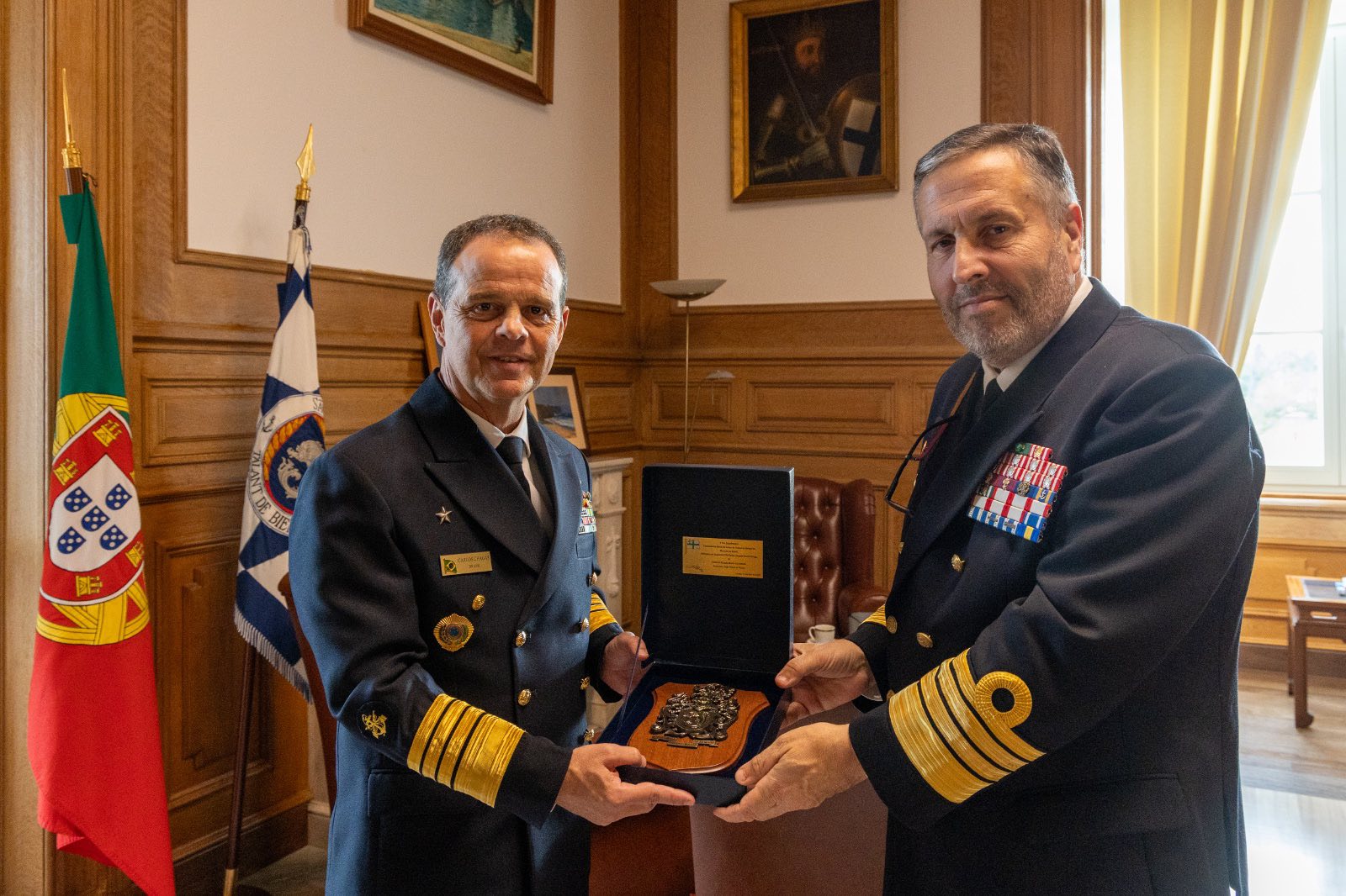 Marinha recebe a visita do Comandante dos Fuzileiros Navais do Brasil