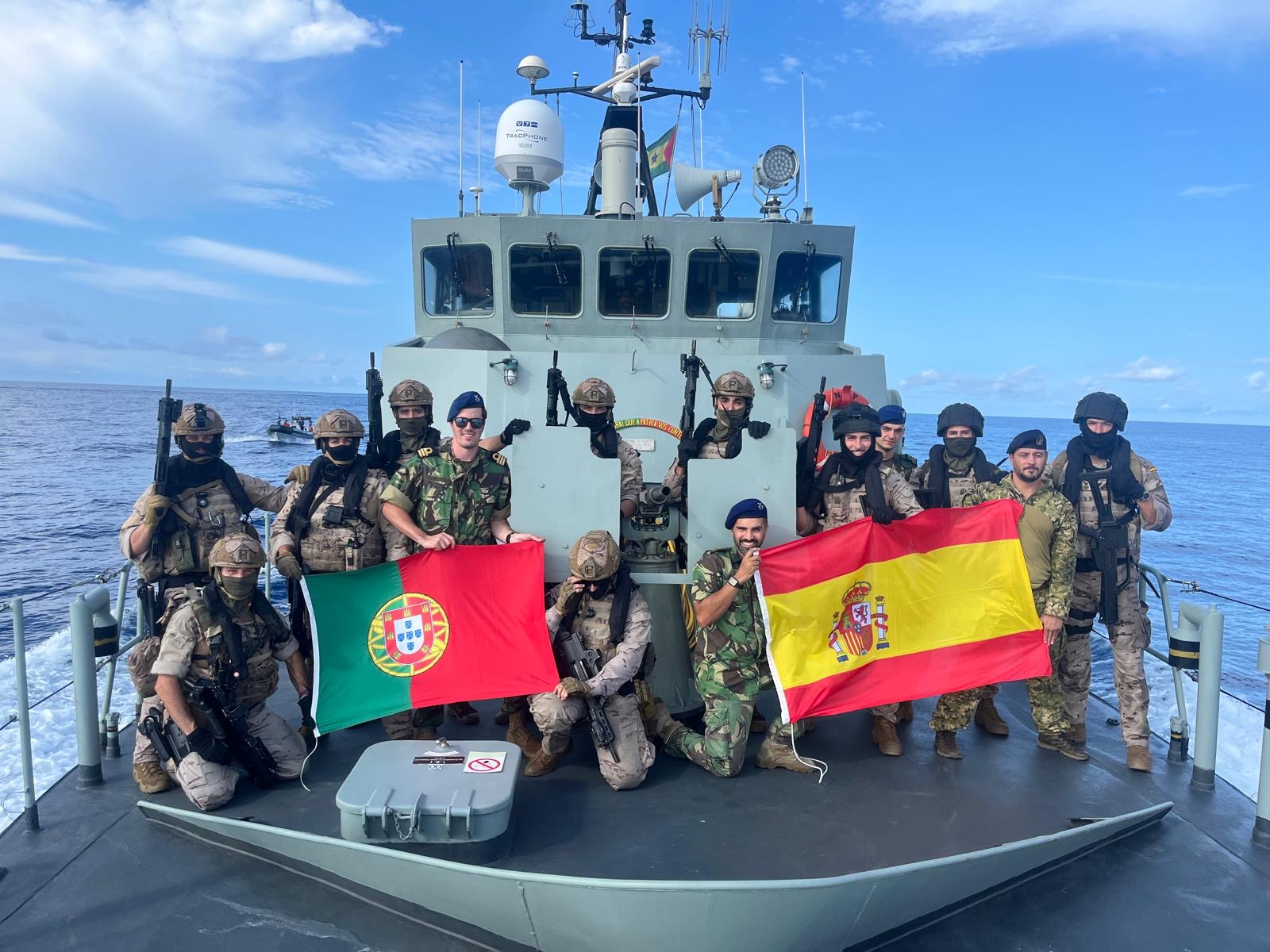 Militar da Marinha Portuguesa embarca em navio da Armada Espanhola 