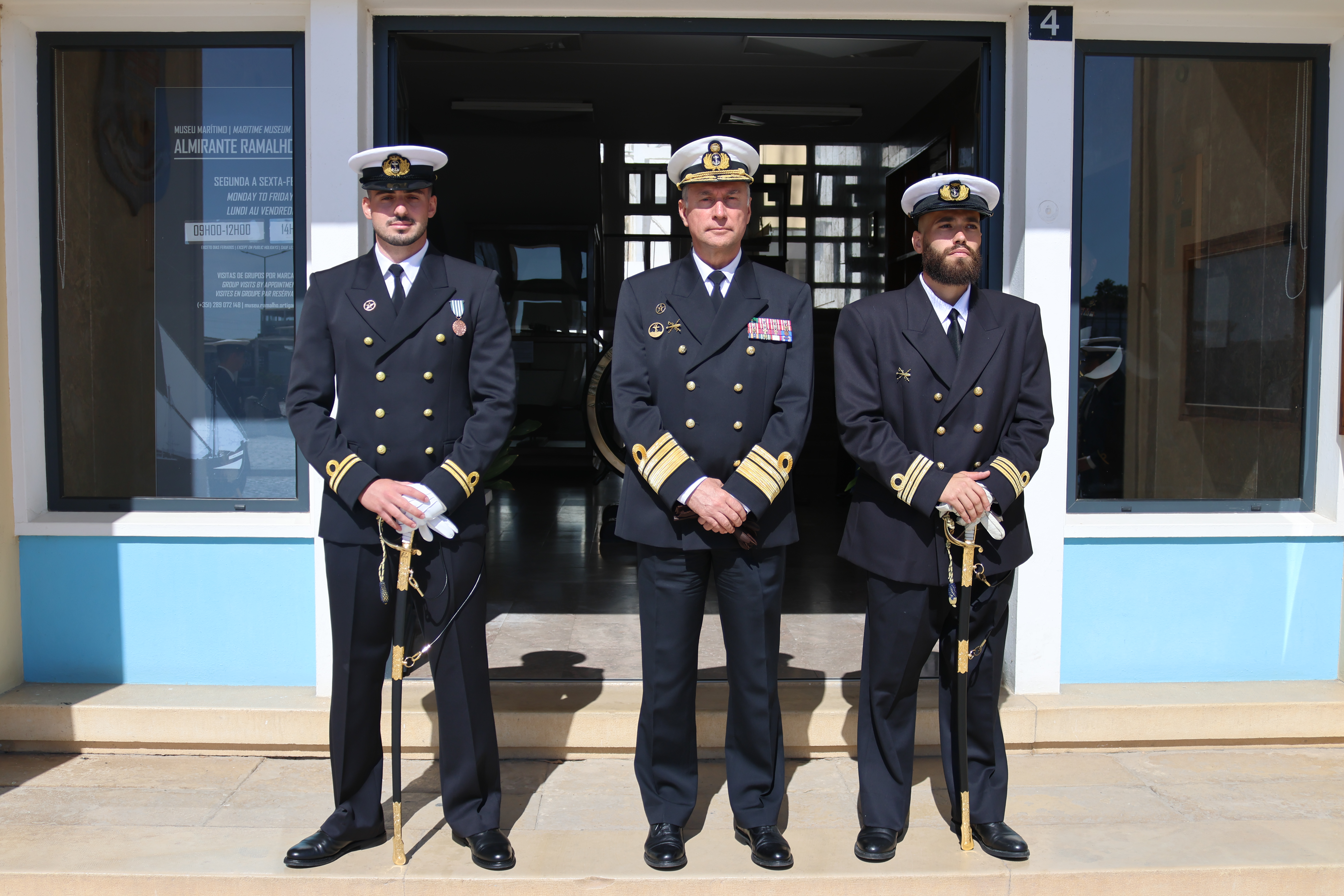 Cerimónia de entrega de Comando dos navios NRP Cassiopeia, NRP Hidra e NRP Sagitário em Faro