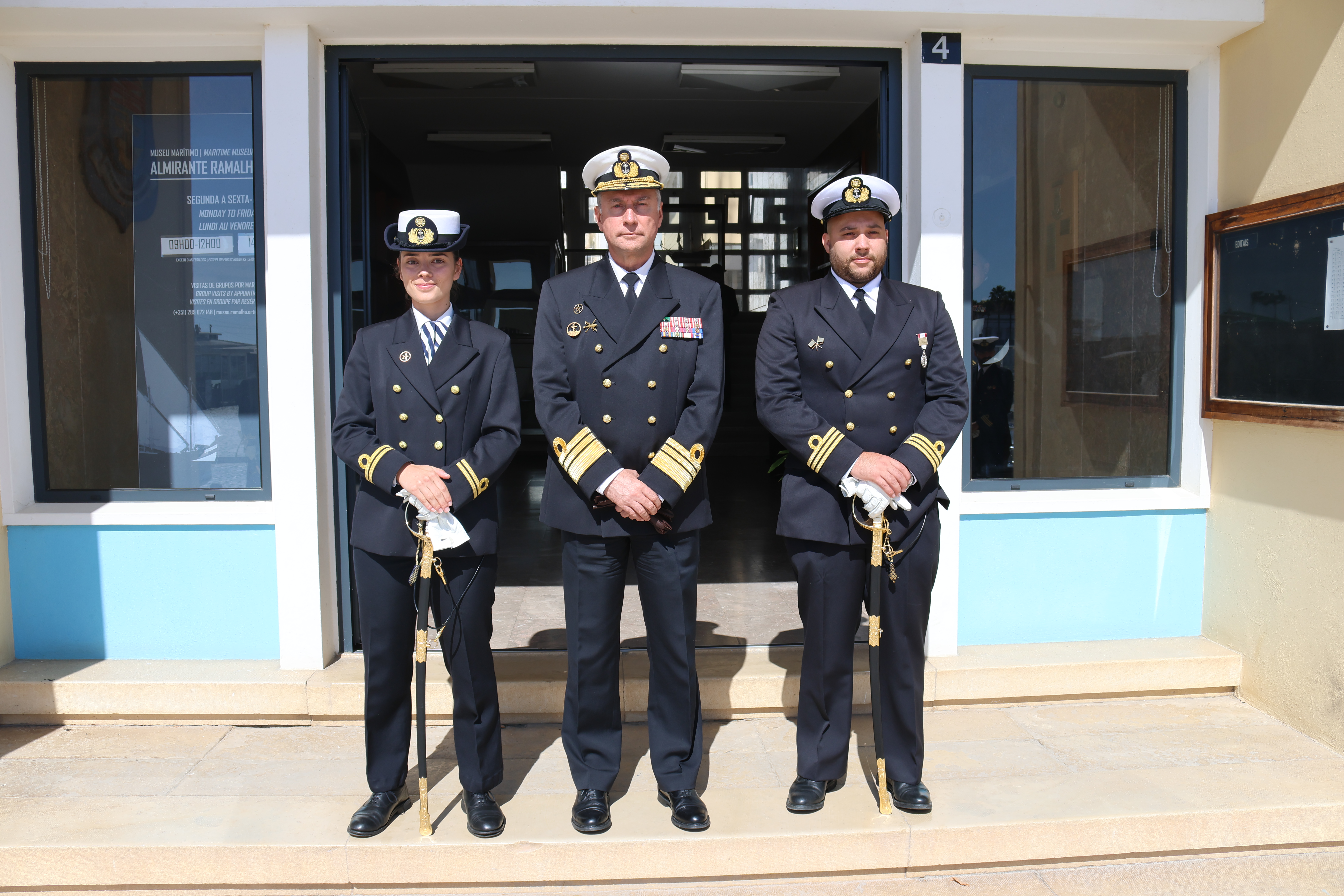 Cerimónia de entrega de Comando dos navios NRP Cassiopeia, NRP Hidra e NRP Sagitário em Faro