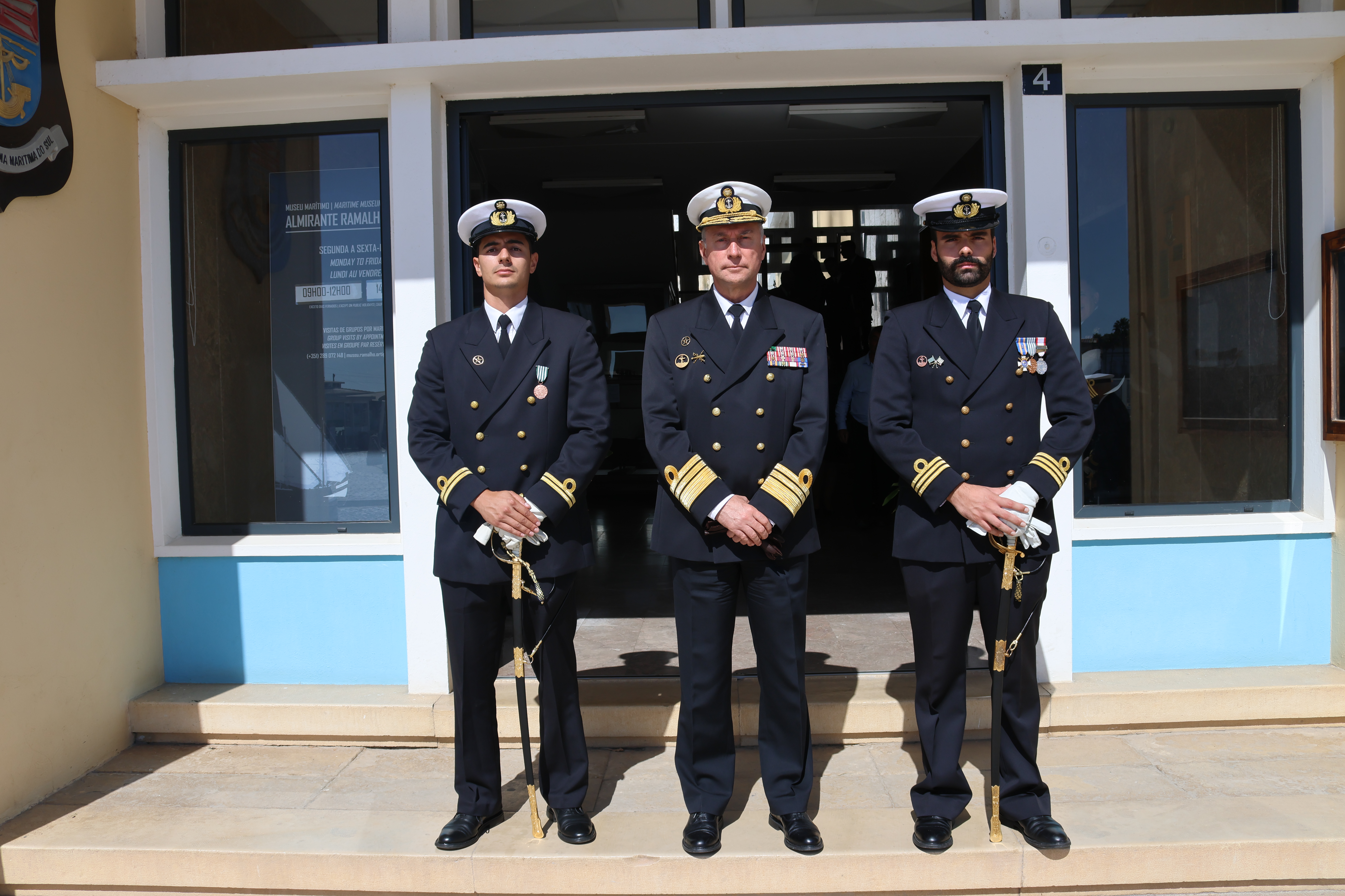 Cerimónia de entrega de Comando dos navios NRP Cassiopeia, NRP Hidra e NRP Sagitário em Faro