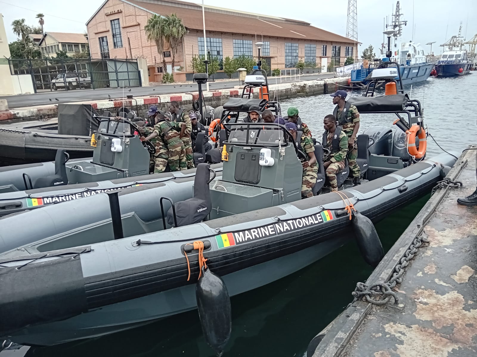 SWAIMS – Entrega de duas embarcações semirrígidas à República do Senegal