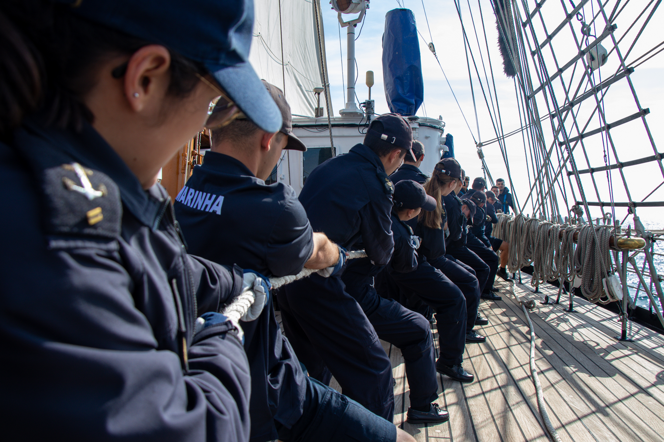 NRP Sagres atraca pela primeira vez no porto de Esbjerg na Dinamarca