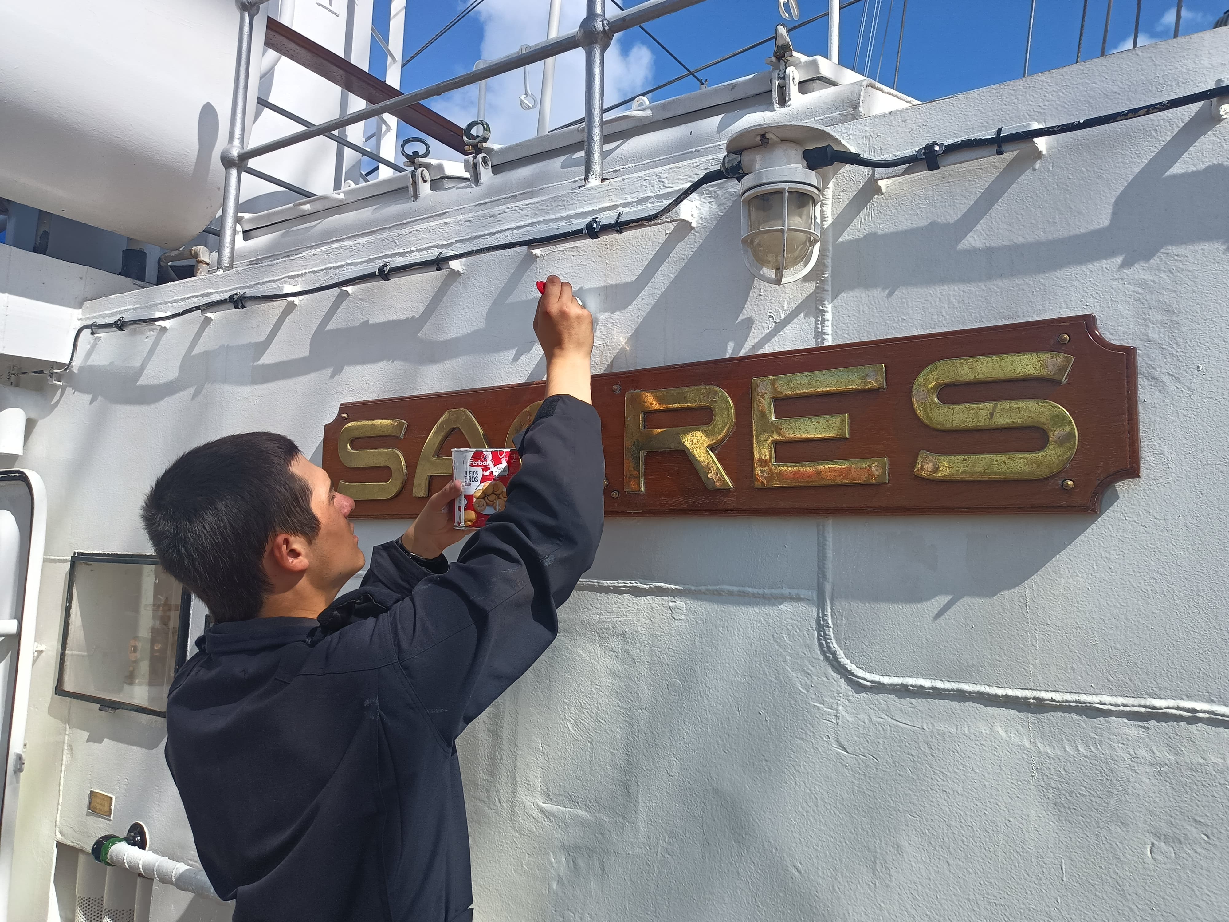 NRP Sagres atraca pela primeira vez no porto de Esbjerg na Dinamarca
