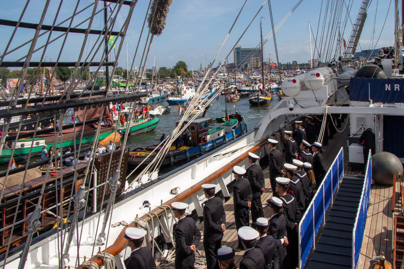 NRP Sagres participa no Sail Amsterdam 2025