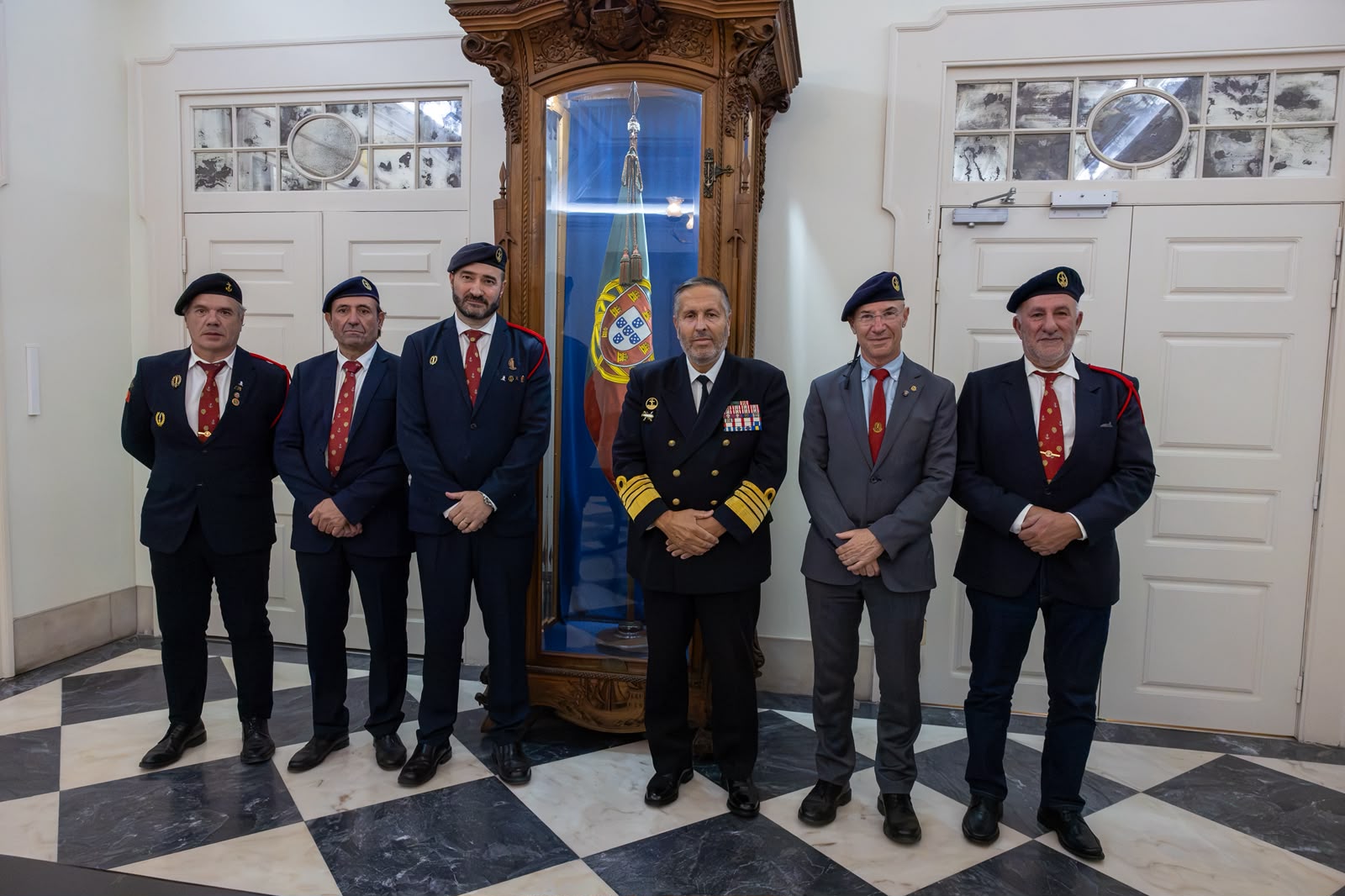 Chefe do Estado-Maior da Armada recebe em audiência a Delegação de Fuzileiros do Minho