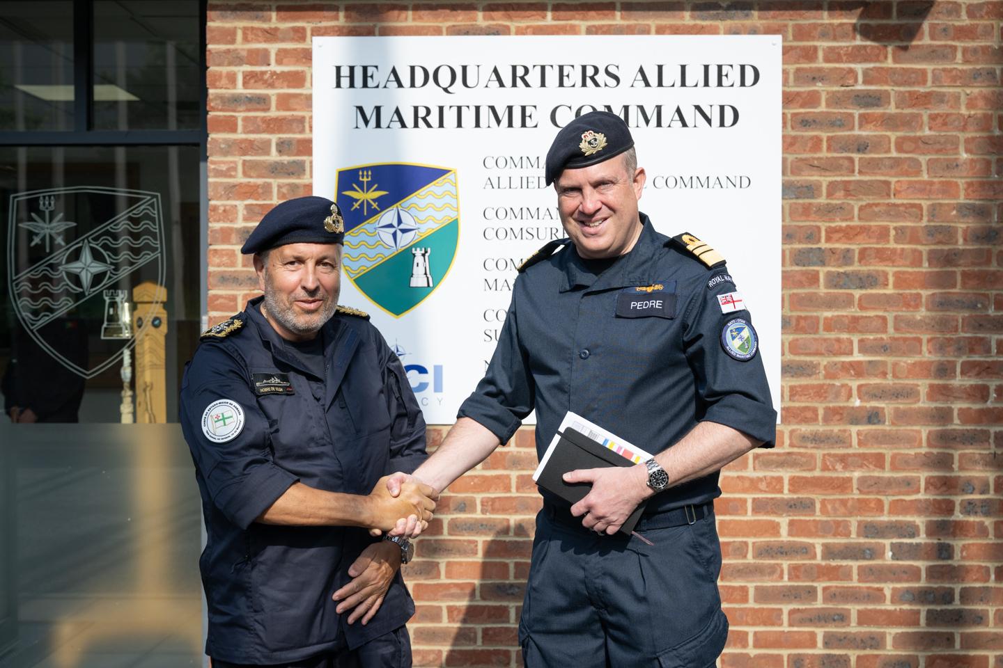 Chefe do Estado-Maior da Armada visita Comando Marítimo da NATO