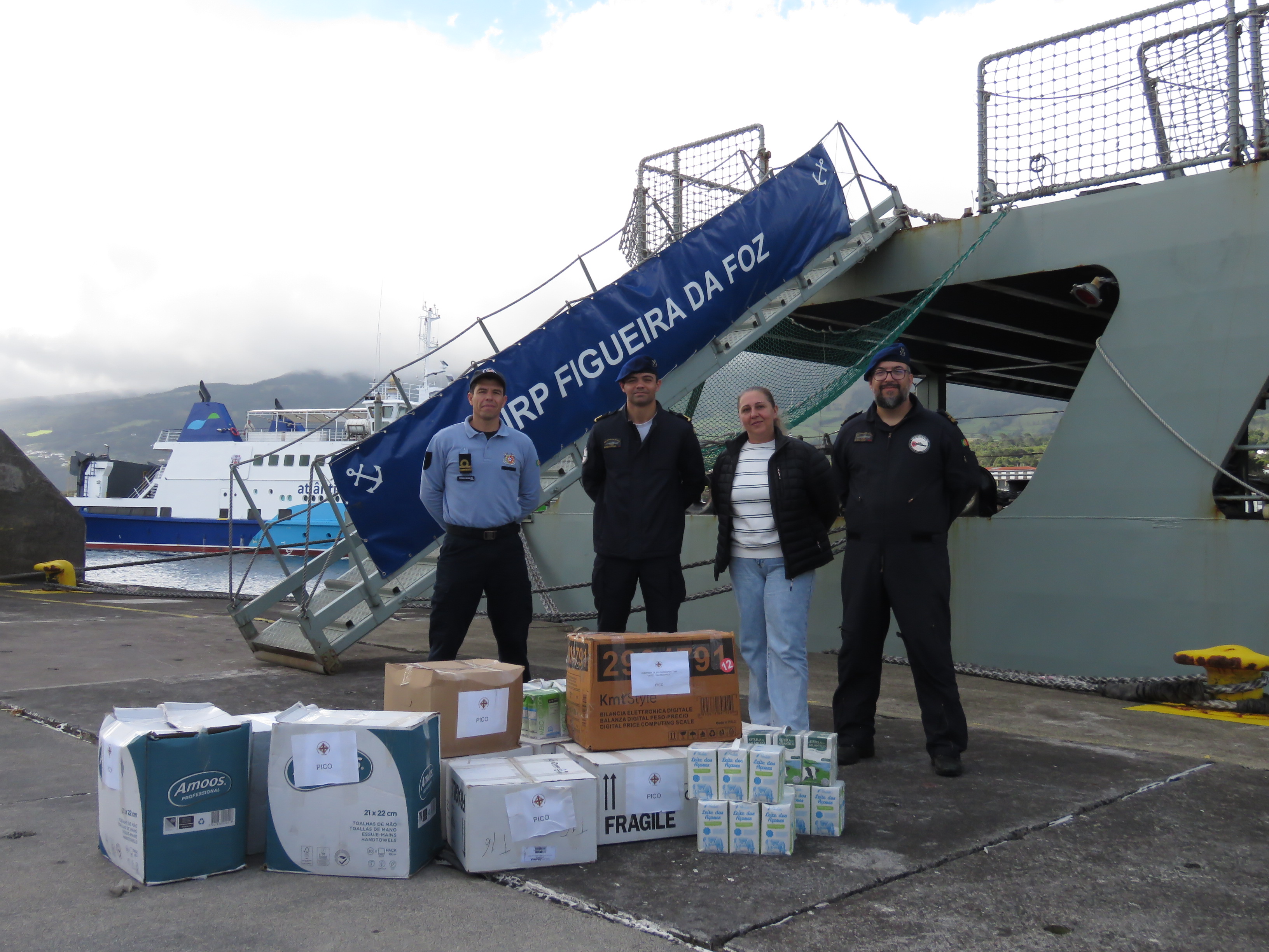 NRP Figueira da Foz participa em iniciativa solidária nos Açores