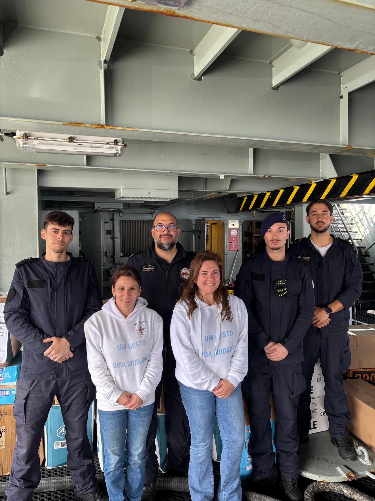 NRP Figueira da Foz participa em iniciativa solidária nos Açores