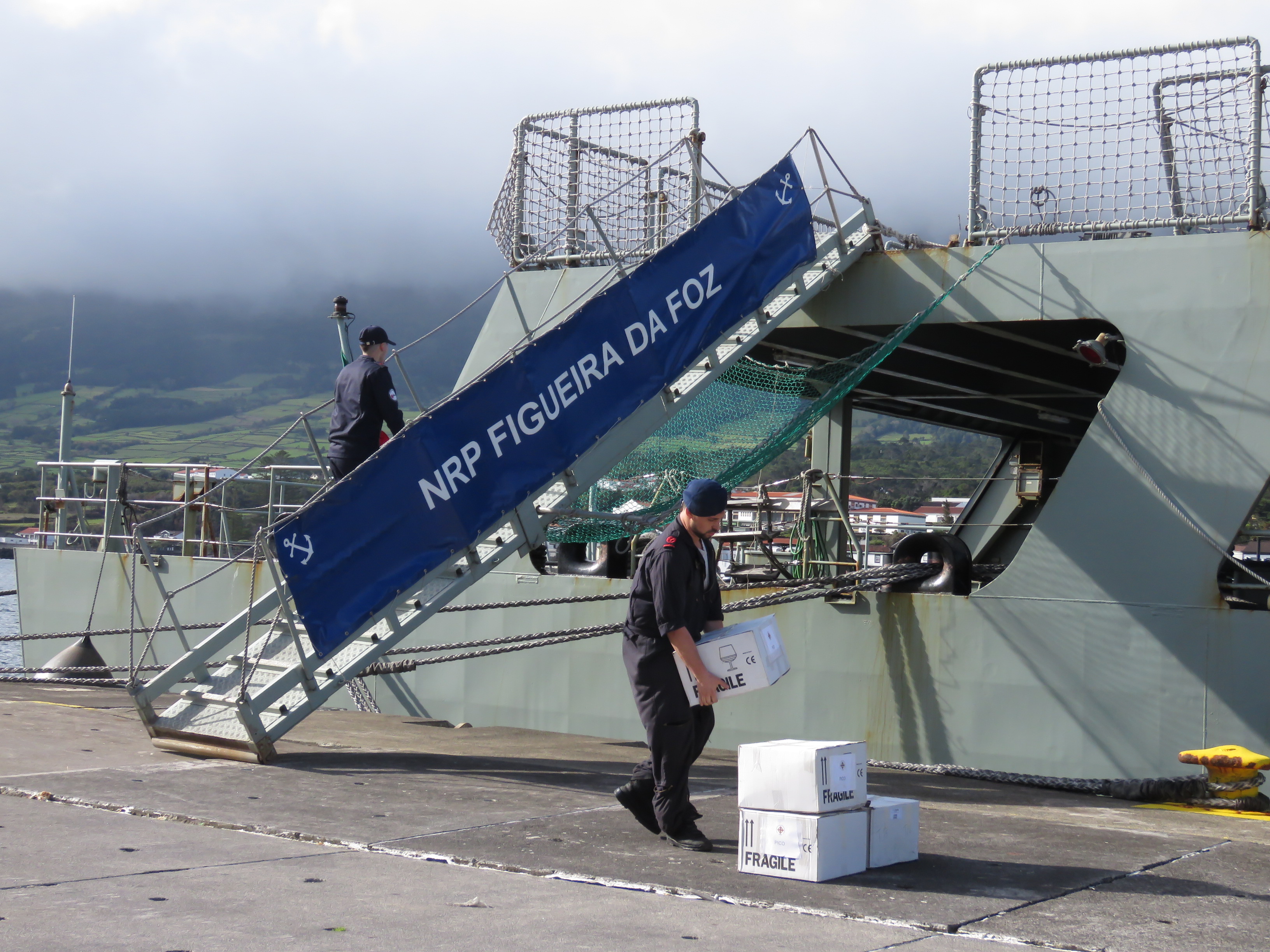 NRP Figueira da Foz participa em iniciativa solidária nos Açores