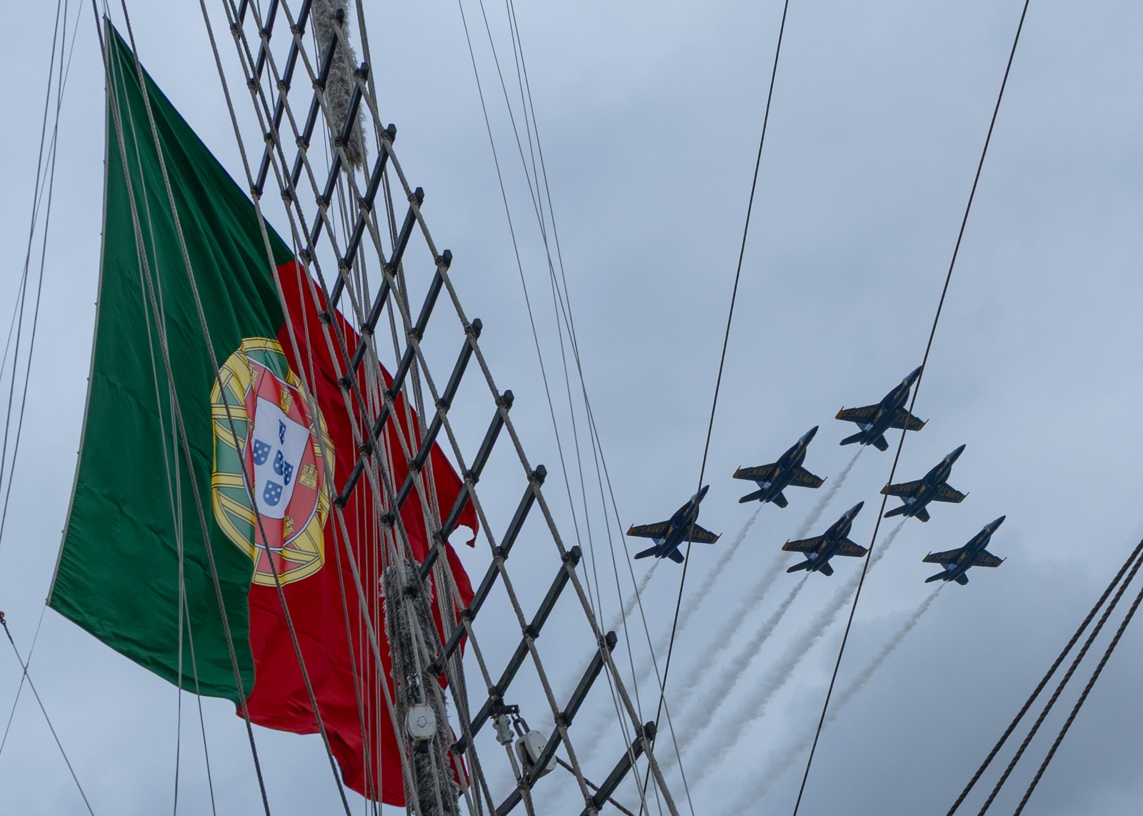 NRP Sagres integra a SAIL250 em NORFOLK