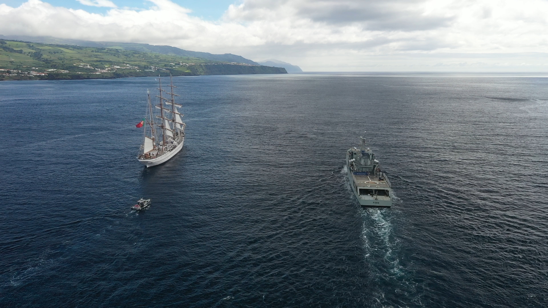 NRP Sagres termina visita aos Açores