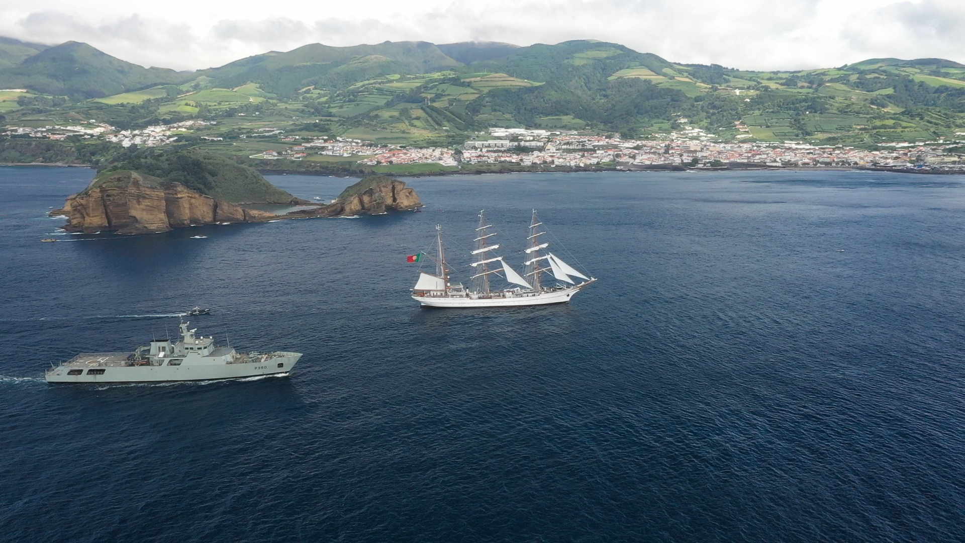 NRP Sagres termina visita aos Açores
