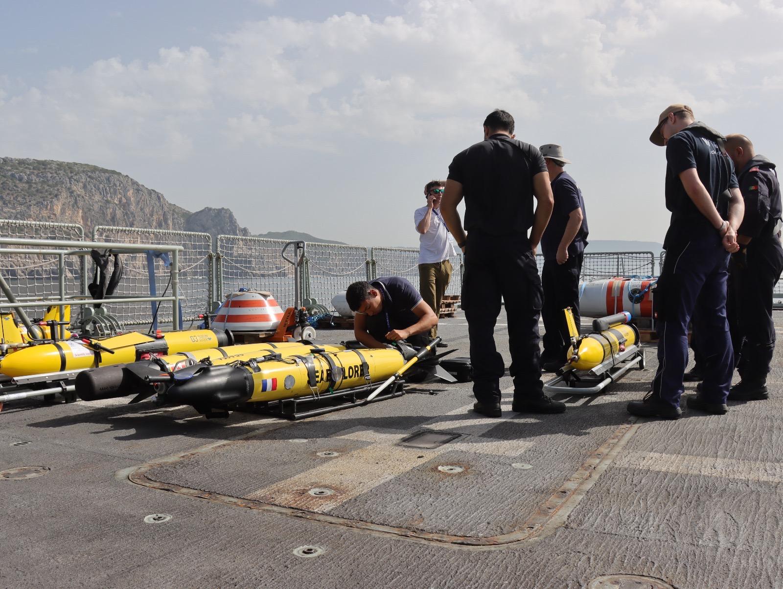 REPMUS26: NRP Figueira da Foz realiza exercício de lançamento de minas