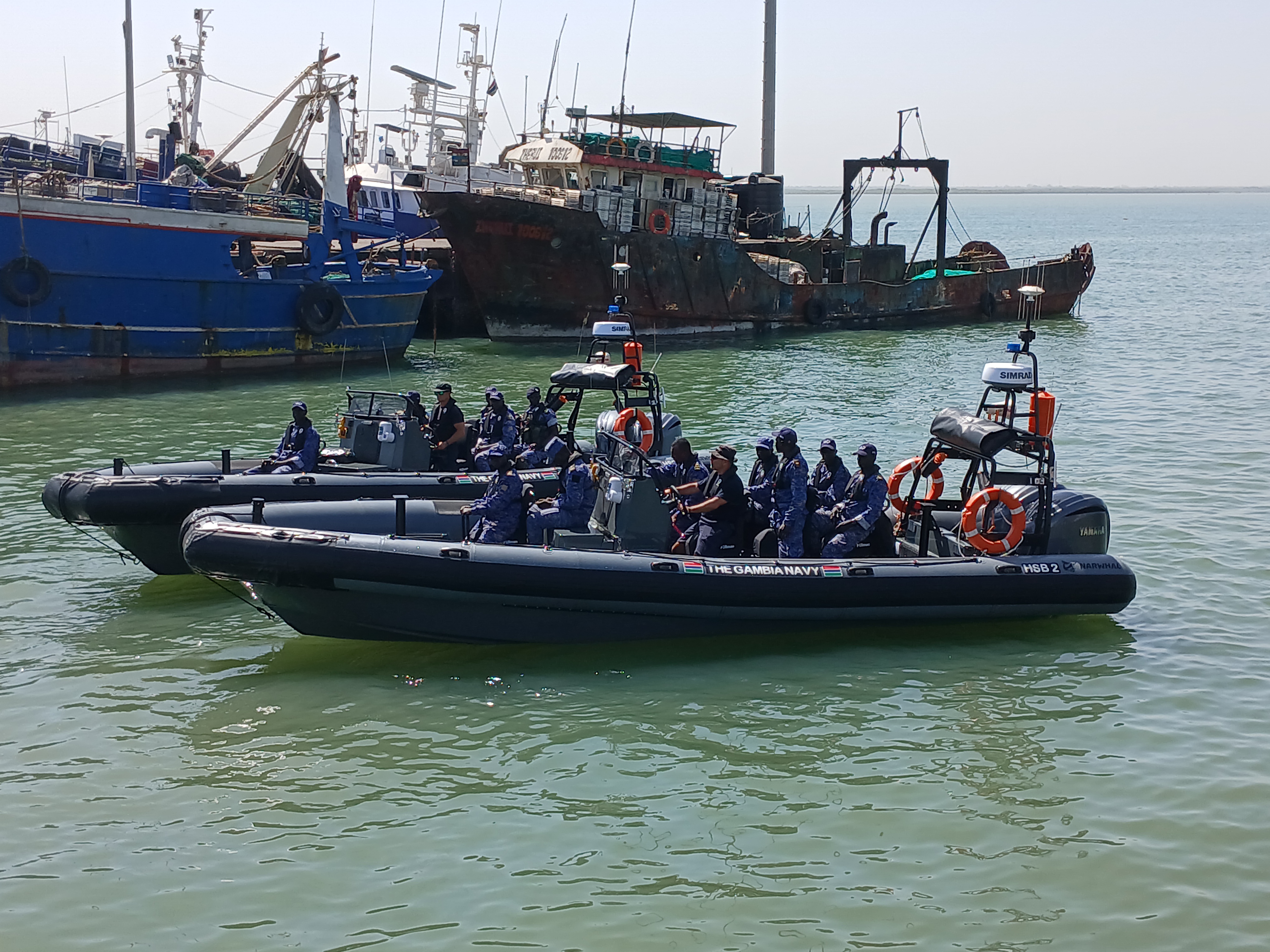 Programa SWAIMS entrega duas embarcações à Marinha da Gâmbia