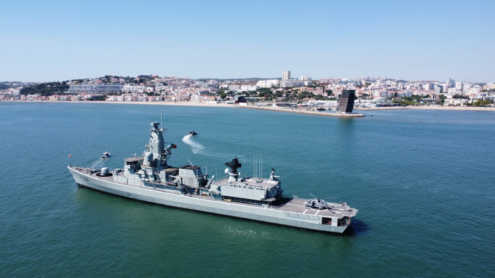 Navio da Marinha apoia Autoridade Marítima Nacional durante a Jornada Mundial da Juventude