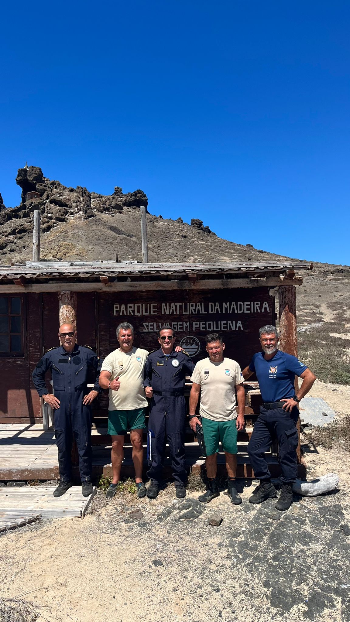 Comandante Naval visita as Ilhas Selvagens
