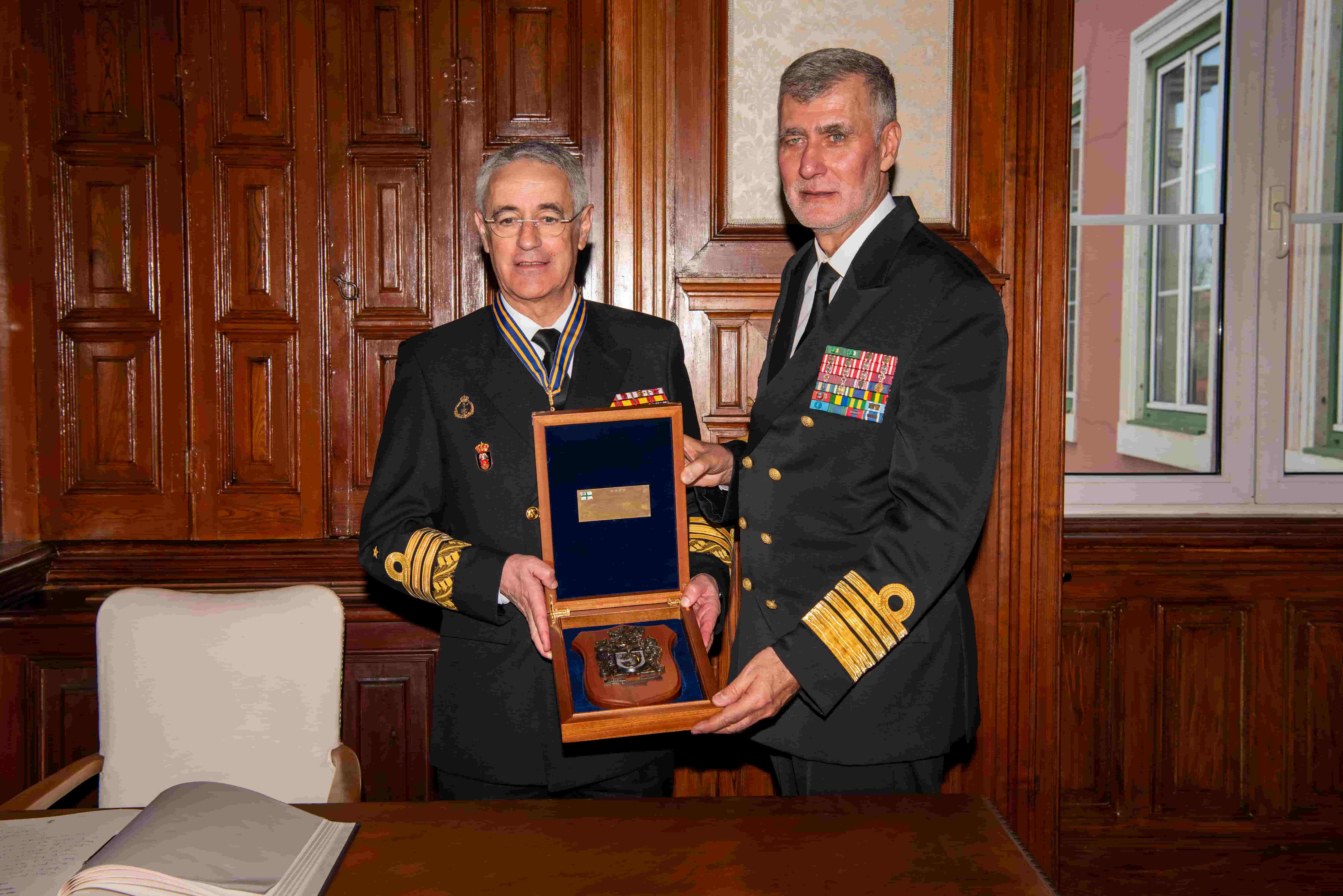 Chefe do Estado-Maior da Armada de Espanha visitou a Marinha Portuguesa