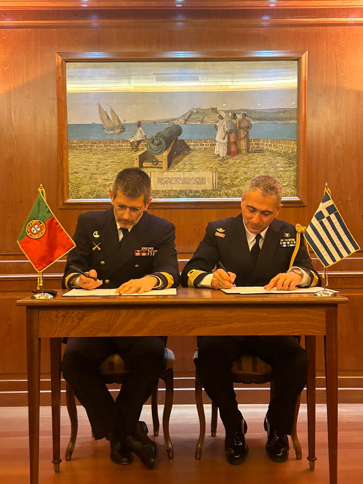 Marinha Portuguesa e Marinha Helénica reúnem-se em Lisboa