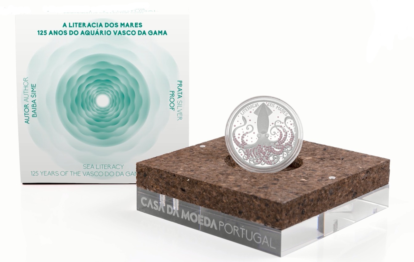 Aquário Vasco da Gama celebra 125 anos com Moeda Comemorativa da Literacia dos Mares