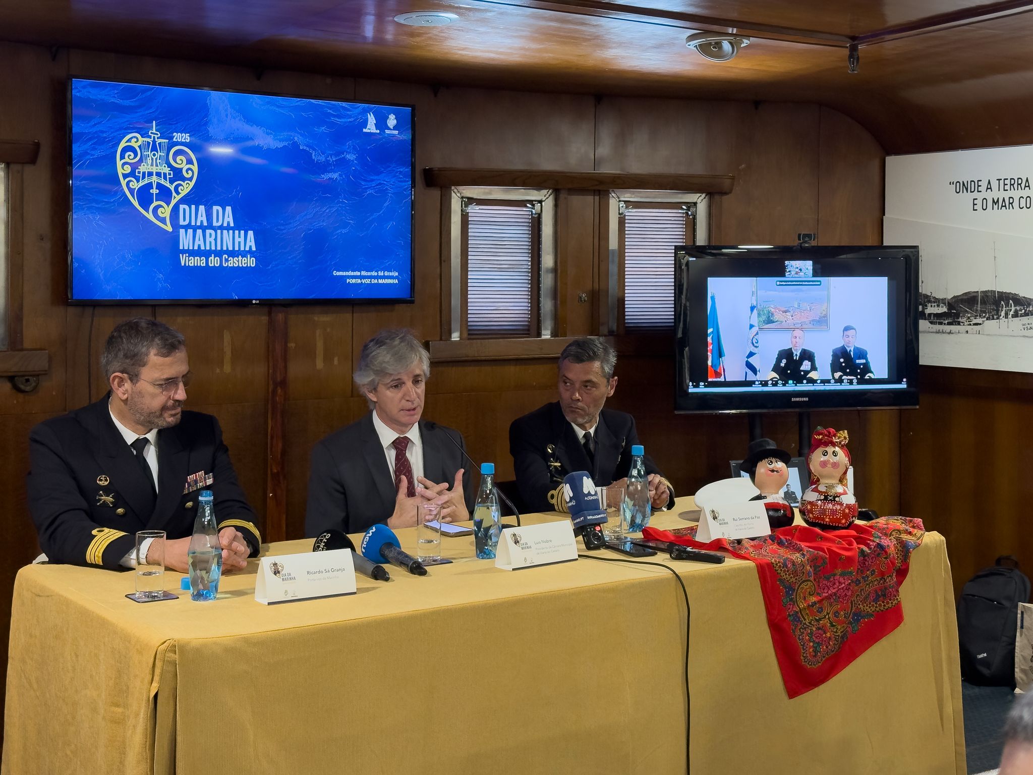 Apresentação do programa do Dia da Marinha em Viana do Castelo