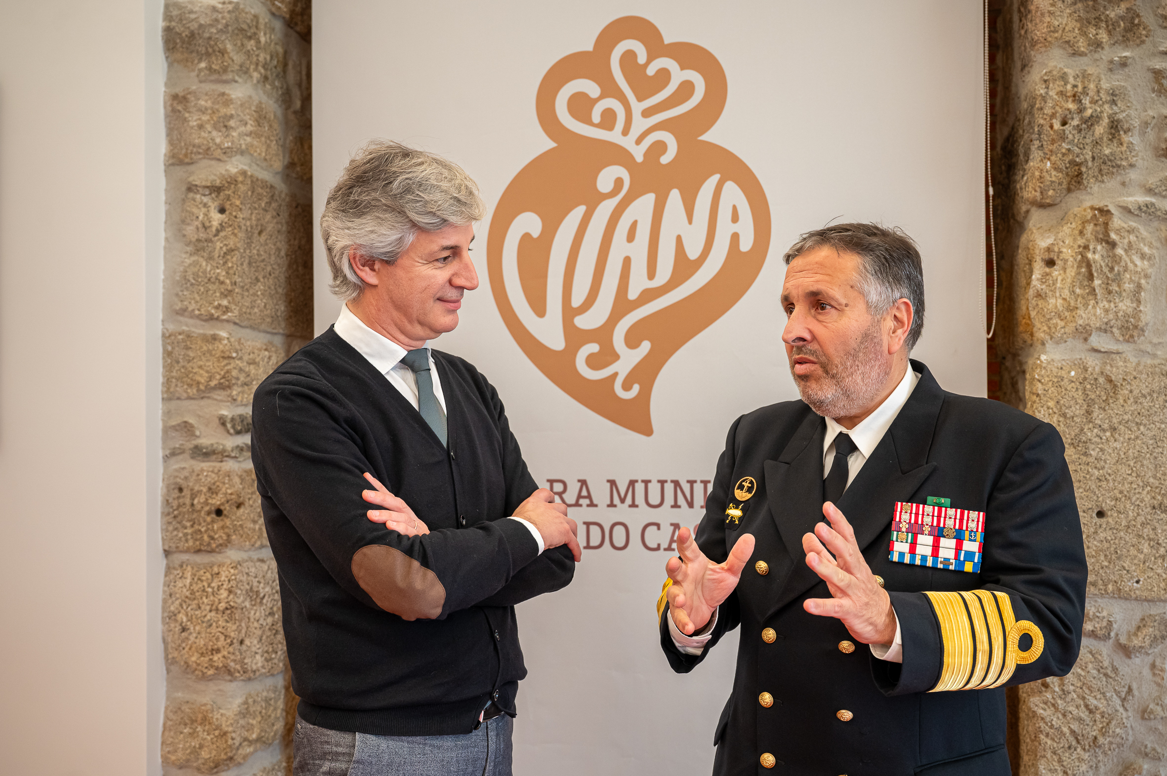 O Chefe do Estado-Maior da Armada, Almirante Jorge Nobre de Sousa, visitou hoje a cidade que será o palco das comemorações, onde foi recebido pelo Presidente da Câmara Municipal de Viana do Castelo, Arquiteto Luís Nobre.