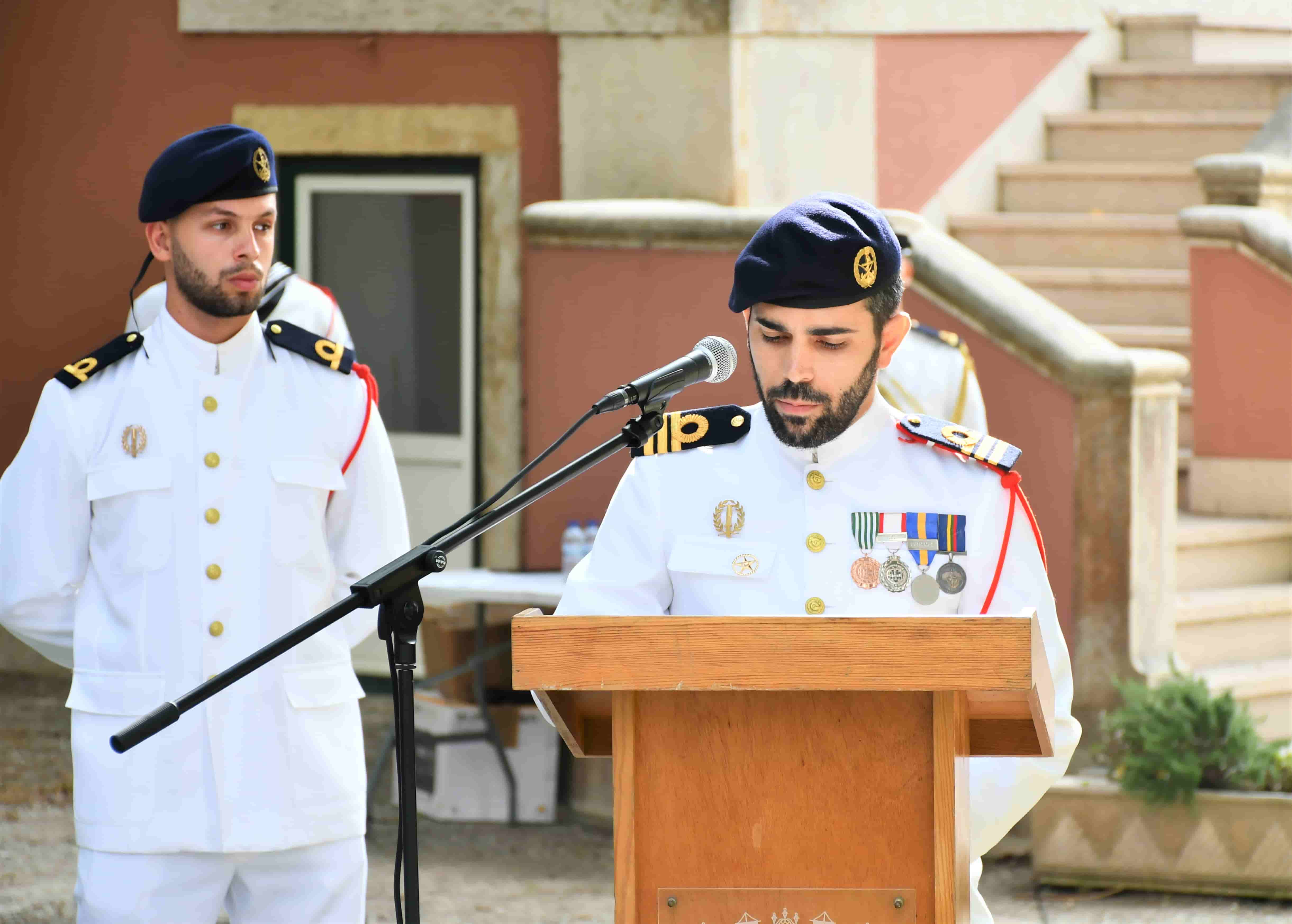 Tenente Dias Tomaz comanda a Unidade de Polícia Naval