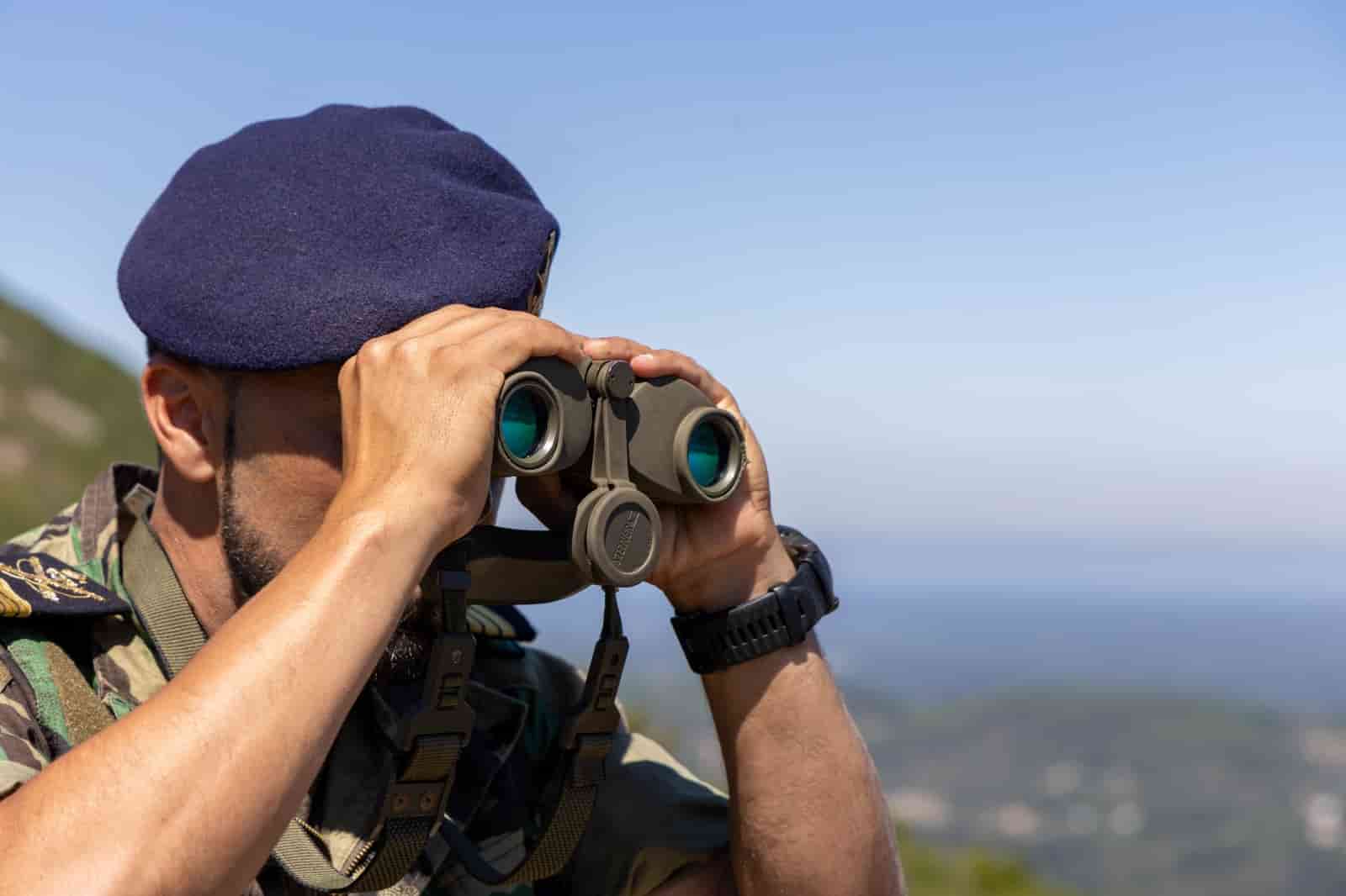 Militares da Marinha em apoio à vigilância aos incêndios em Portugal