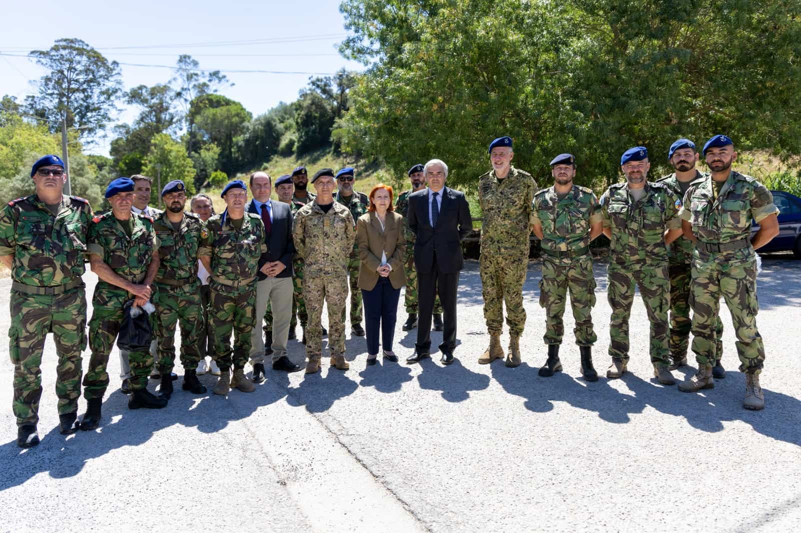 Militares da Marinha em apoio à vigilância aos incêndios em Portugal