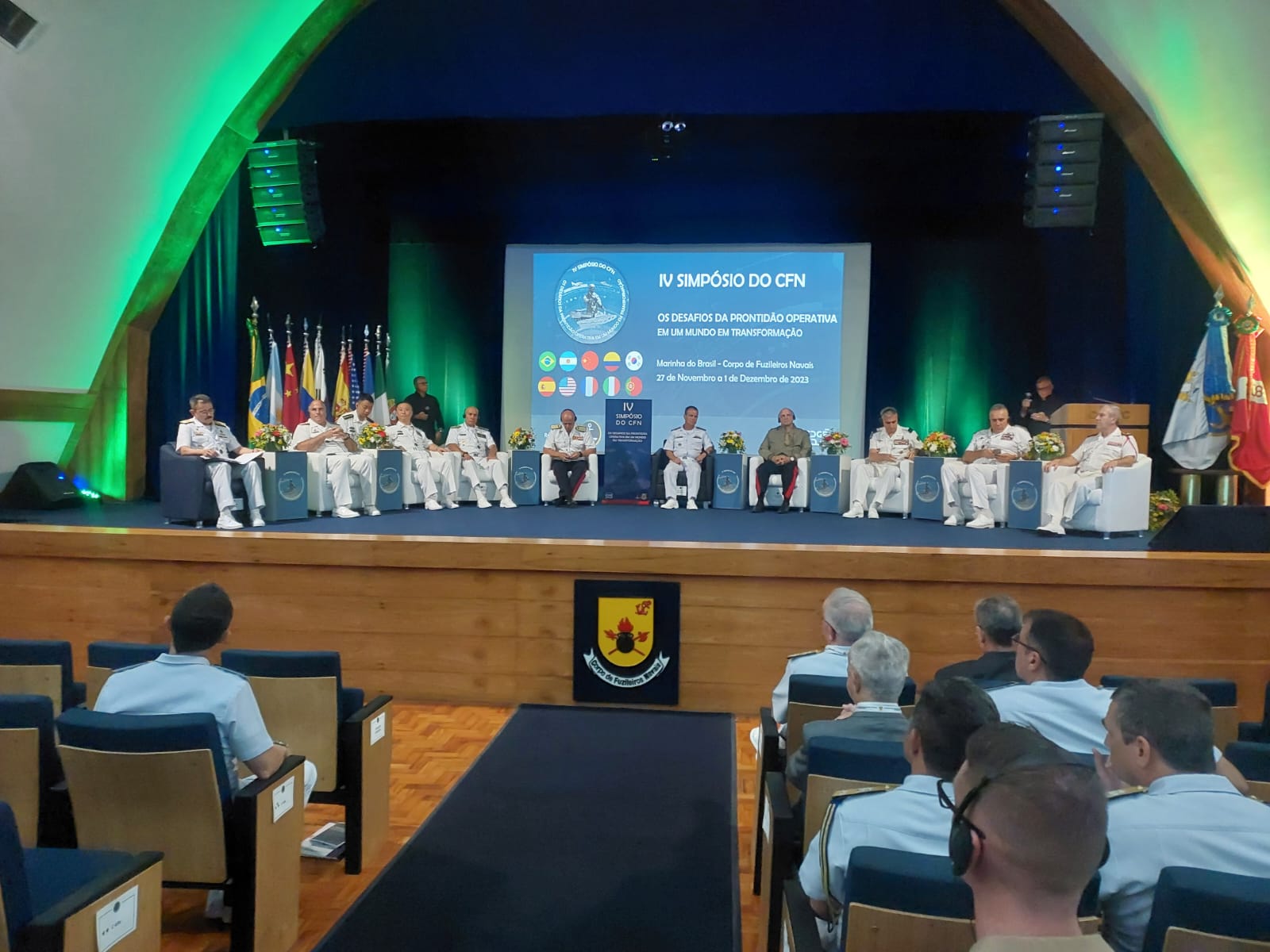 Corpo de Fuzileiros marca presença em simpósio da Marinha do Brasil