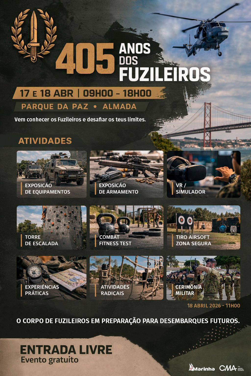 405 anos dos Fuzileiros 