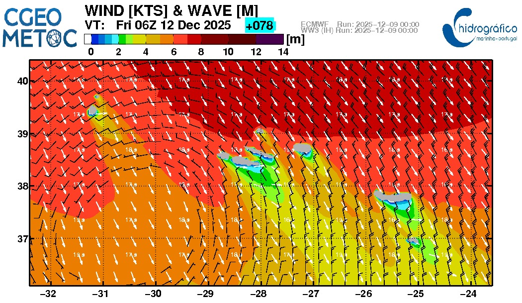 Marinha e Autoridade Marítima Nacional alertam para agitação marítima nos Açores