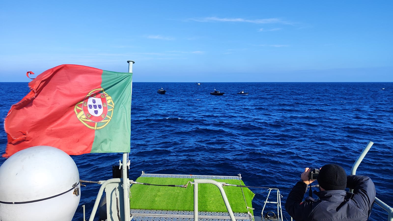 Ação de combate ao narcotráfico em águas internacionais a Sul de Portugal