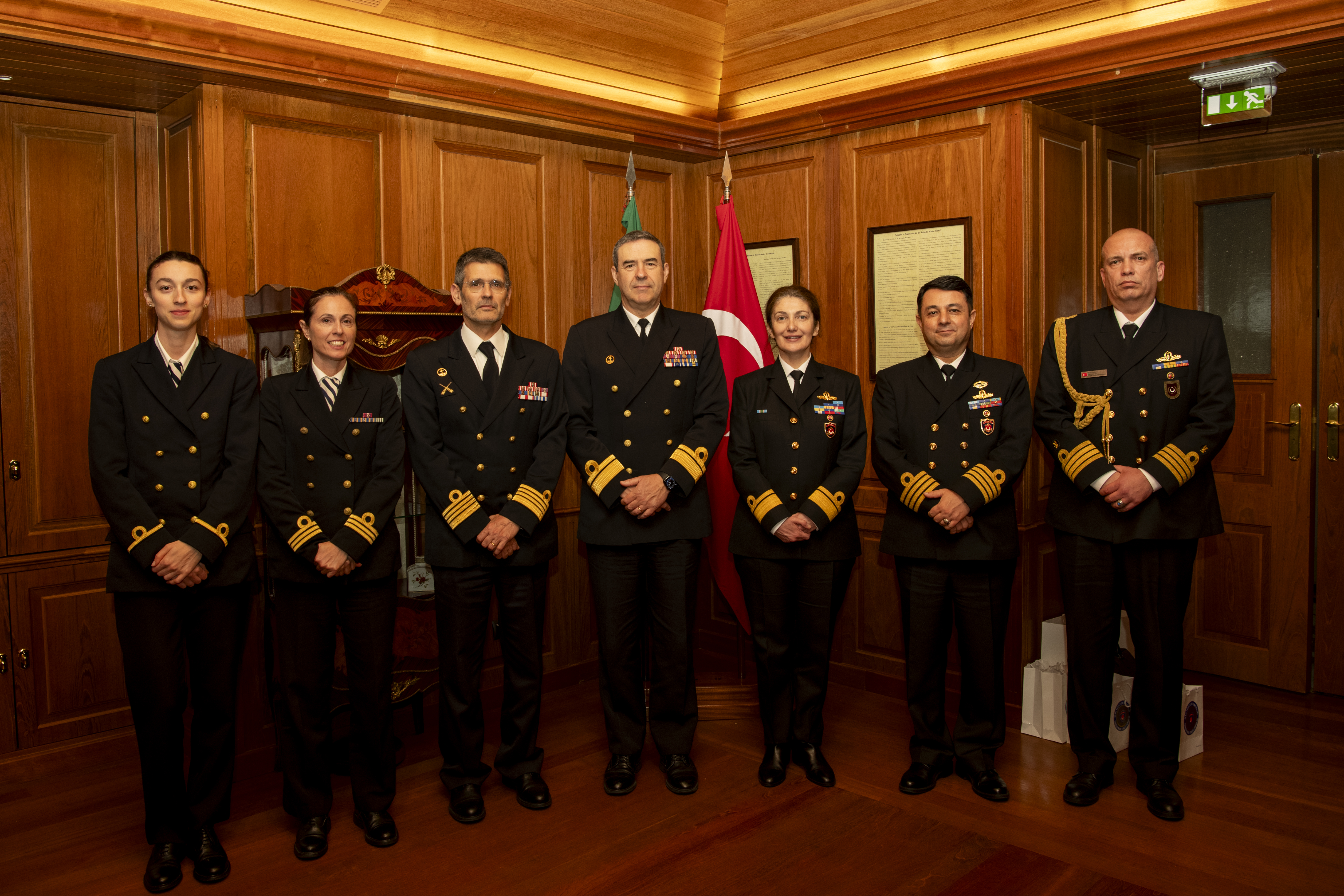visita da Delegação Turca a Marinha